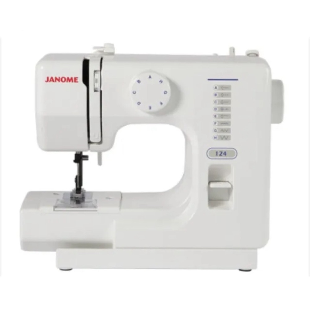 Janome 124 Electric Sewing Machine Small Mini Lightweight W/ Box, Manual! NIB